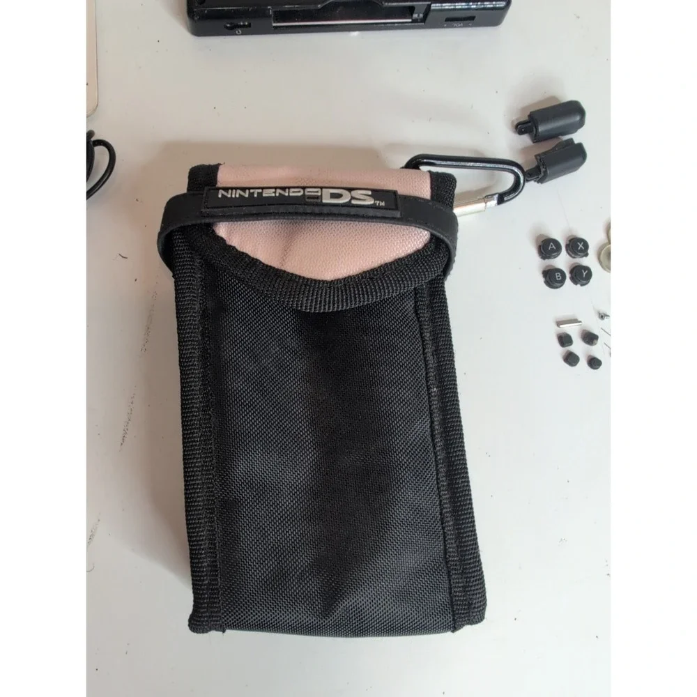 Nintendo DS Lite USG-001 Black Dual Screen Handheld Console NTSC-U/C Parts Only
